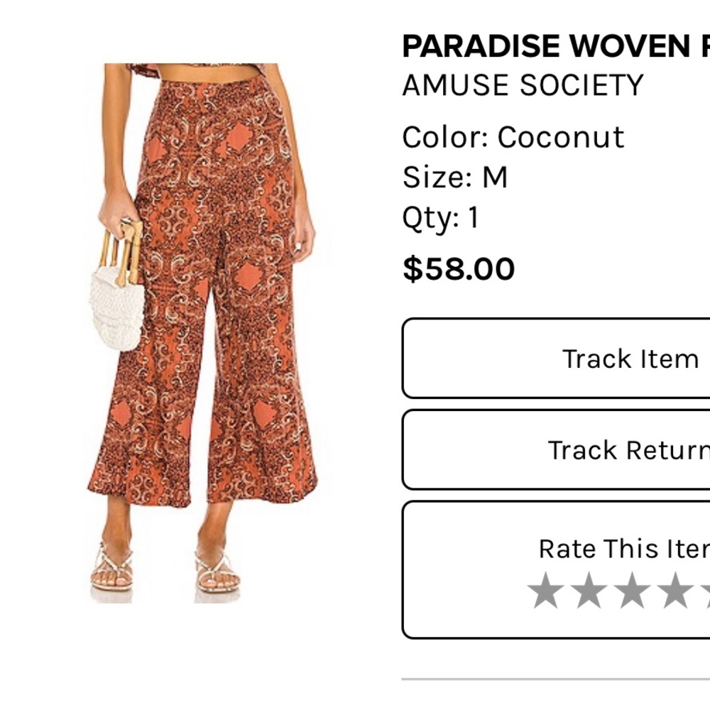 Amuse society paradise pant